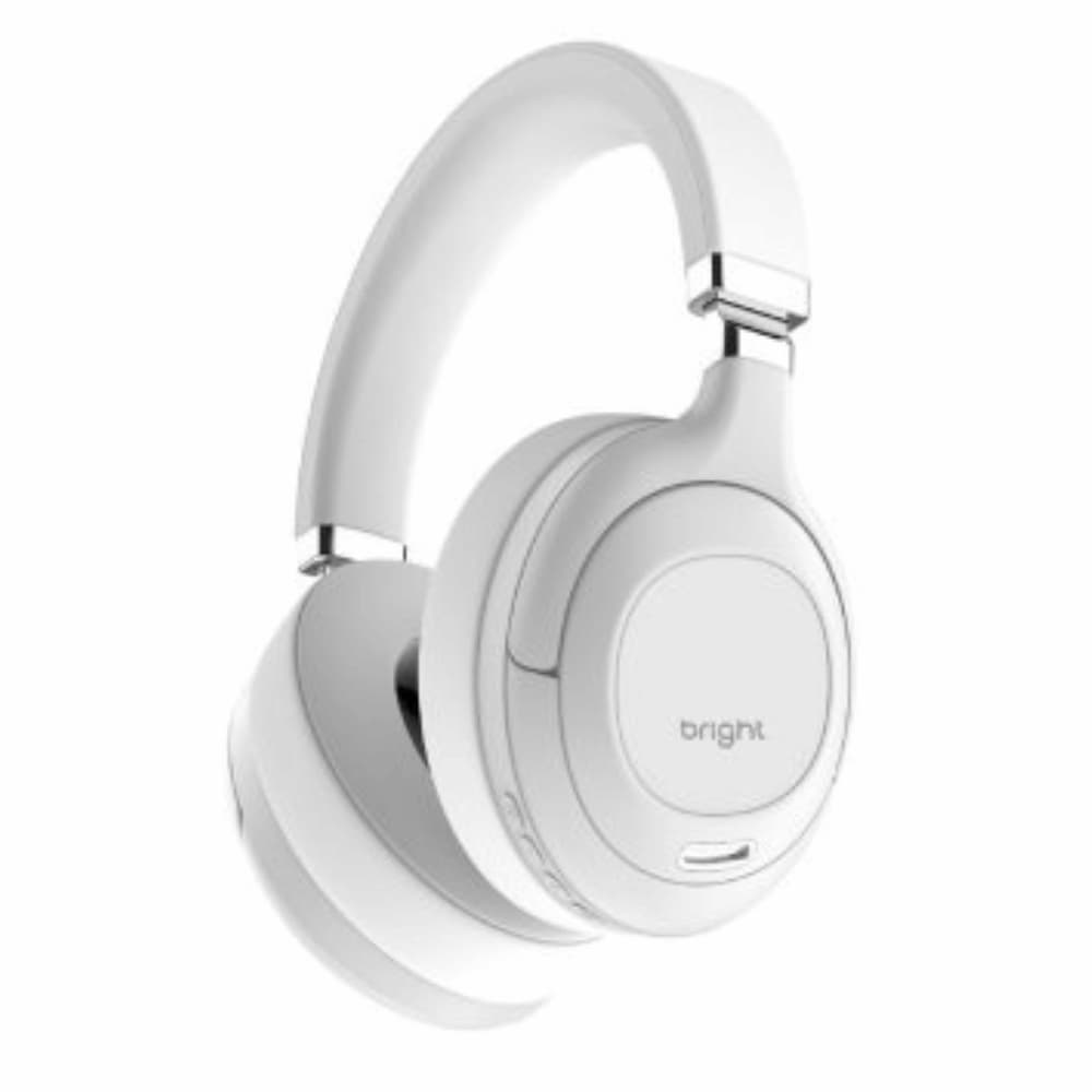 Headphone Over-Ear Estúdio ANC com Cancelamento de Ruídos Bright Design Anatômico e Resistência IPX4