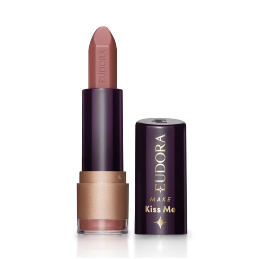 Batom Matte Nude Autoral Eudora Make Kiss Me 3,7g