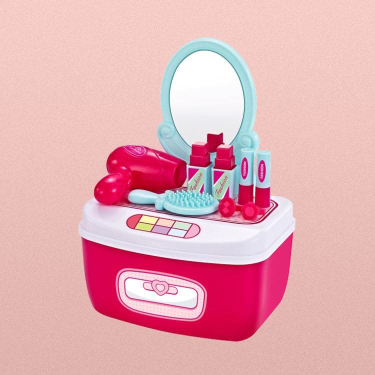 Kit Beauty Infantil Com Maleta 12 Peças + 2 Adesivos - Wellmix WB7674