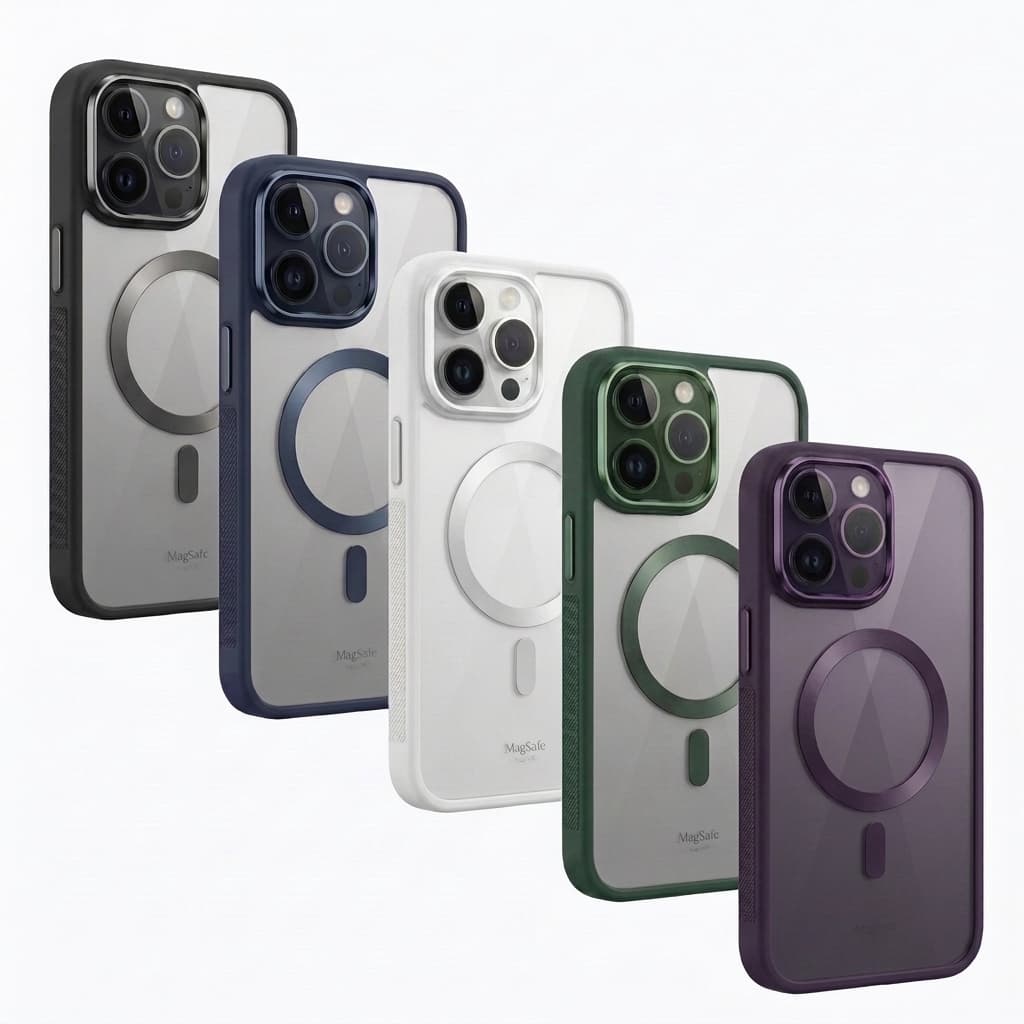 Capa capinha Case de luxo para iphone 14 e 14 pro max com magsafe e proteção nas lentes