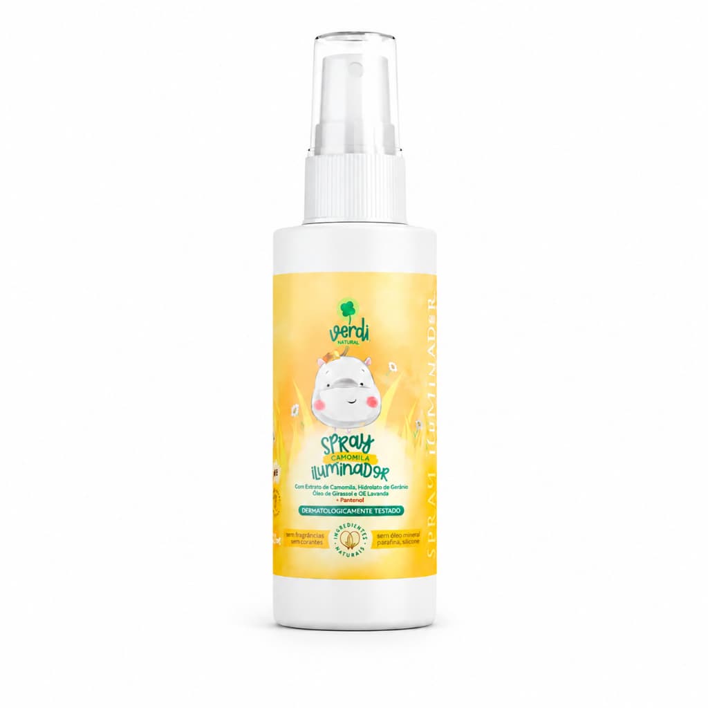 Spray Clareador Iluminador Cabelo com Pantenol Verdi Natural - 120 Ml
