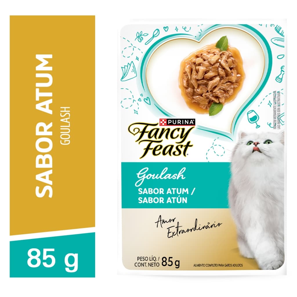 Ração Úmida GOULASH Gatos Adultos Atum 85g FANCY FEAST
