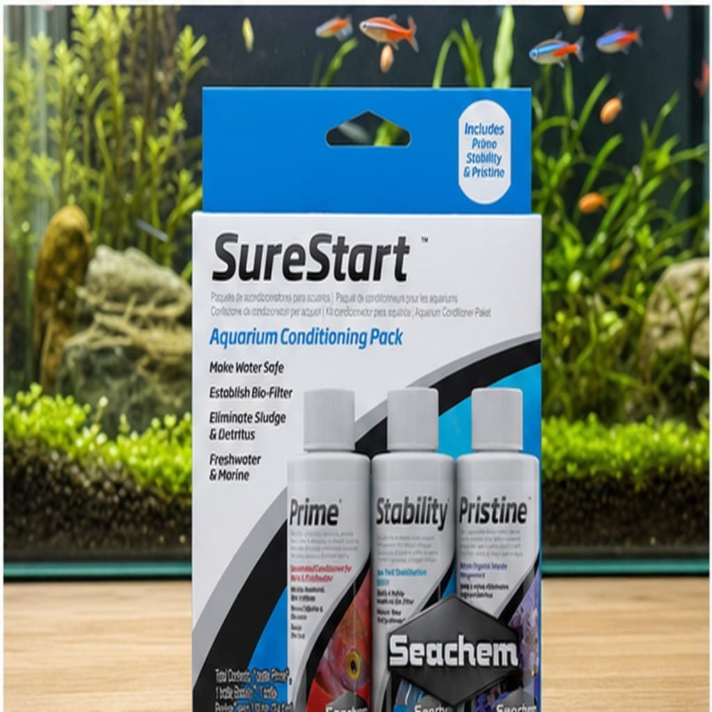 Kit Seachem SureStart Pack 3x100ml Prime Stability Pristine