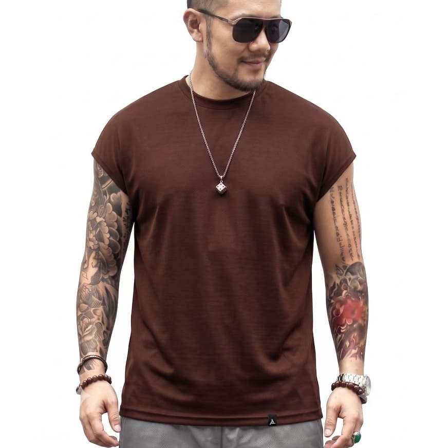 Camiseta Manga Japonesa Regata Machão Malha Premium Street Wear Casual Tendência Masculina
