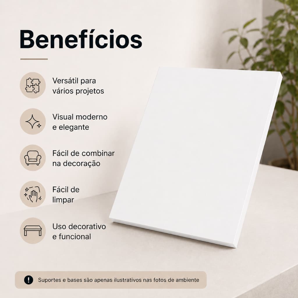 Prateleira  Madeira MDF Tampo Tabua  50x60