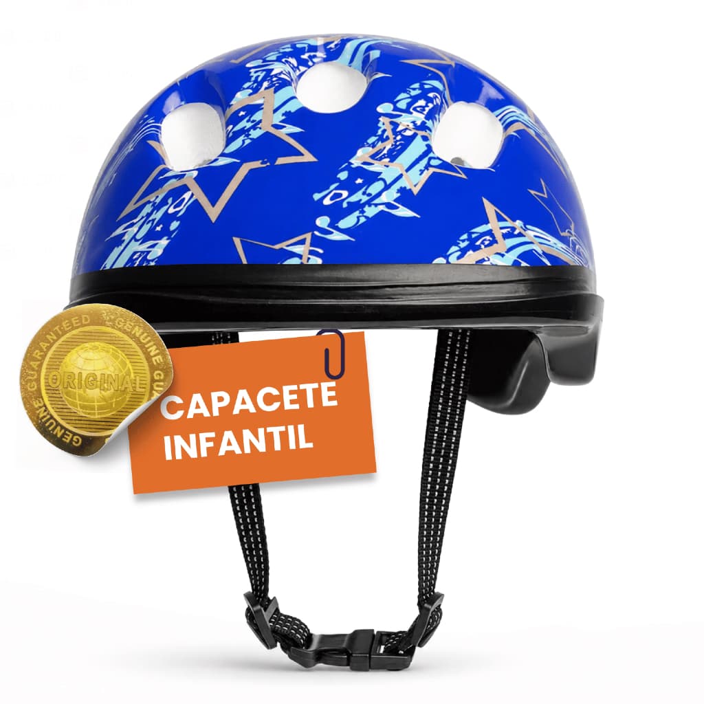 Capacete Infantil De Ciclismo Bike Com Regulagem Criança 2 A 4 Anos Leve Seguro Divertido
