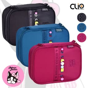 Estojo Escolar Box Rebecca Bonbon RB 27423 Juvenil Feminino Clio Original Porta Lápis Organizador