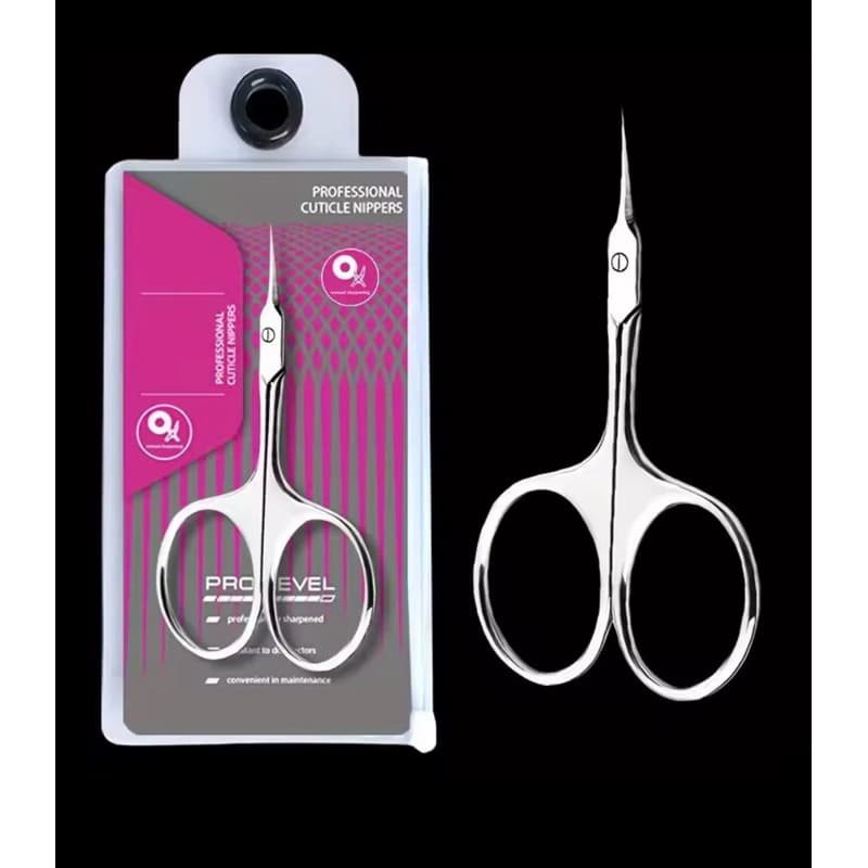 Tesoura Cutícula Manicure Russa Combinada Profissional Aço Inox Alta Precisão Nail Designer