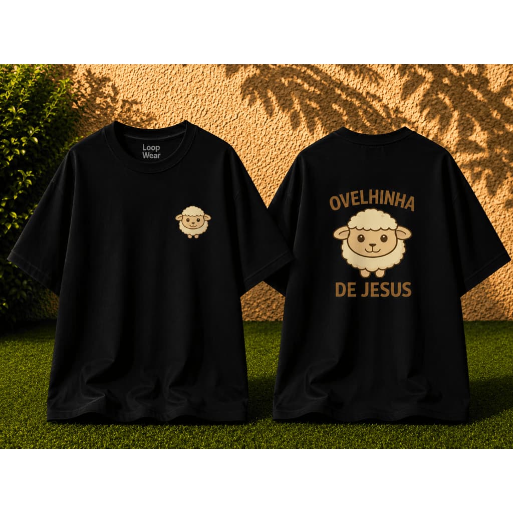 Camiseta Preta Infantil Gospel religiosa Jesus Cristo  Varias estampas do 4 ao 16 anos