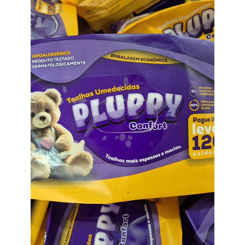Kit Toalha Umedecida Pluppy c/480 unidades