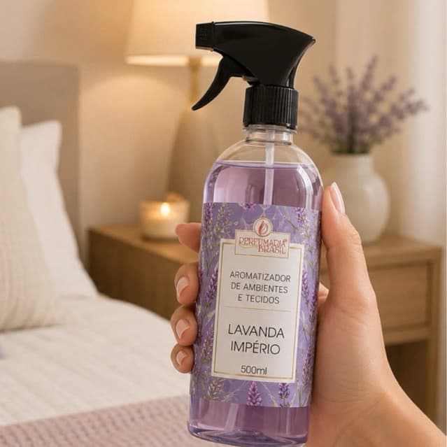 Aromatizador Home Spray 500ml para Casa Roupas Sofá Cortinas e Ambientes Longa Duração