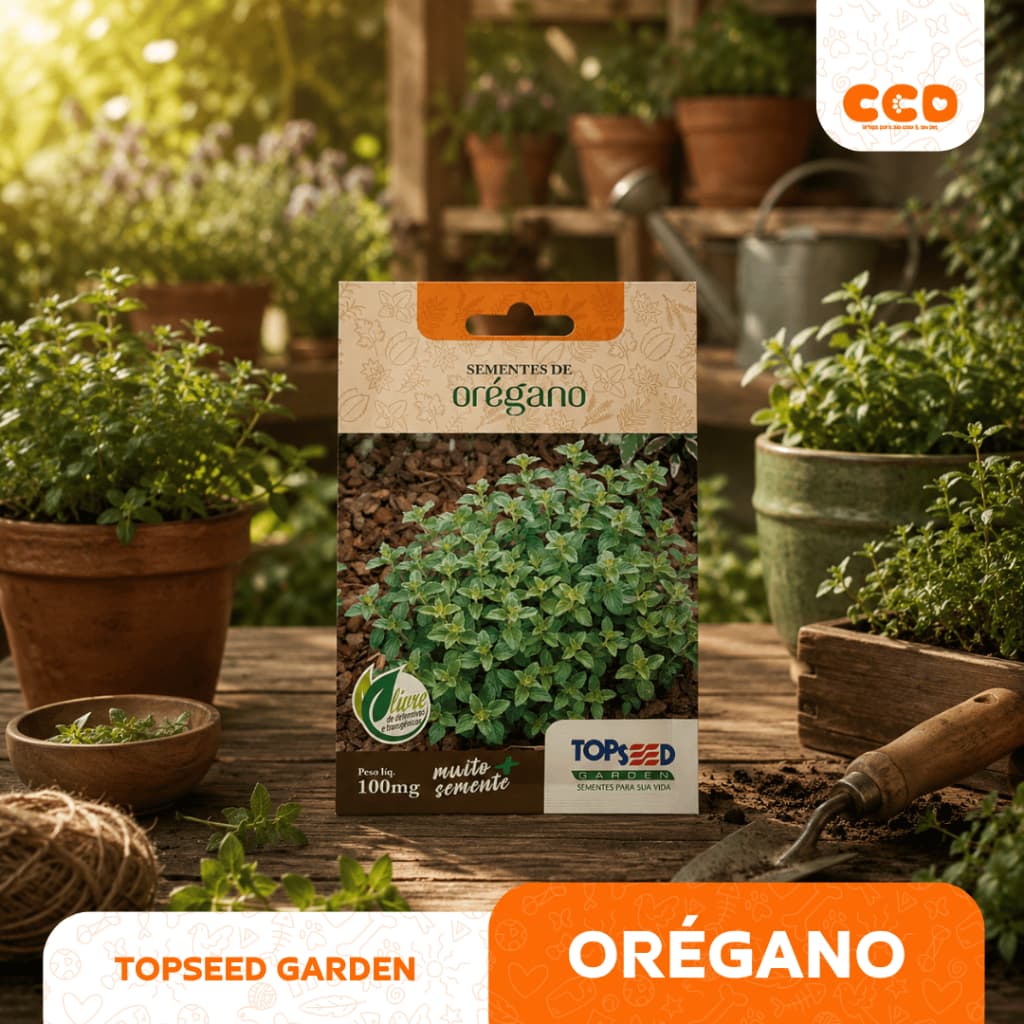 Semente de Orégano Topseed Garden 100 mg