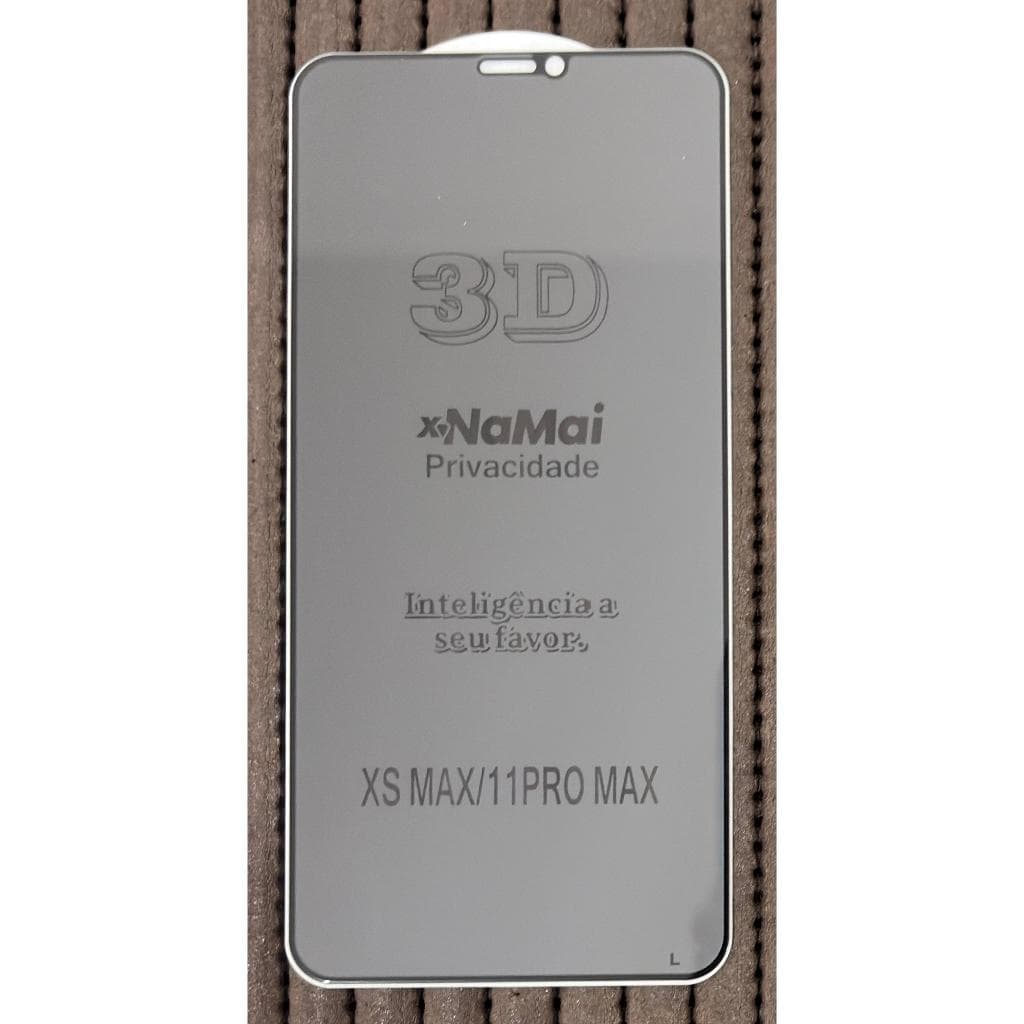 Película compatível com Iphone 11 Pro Max/Xs Max de Vidro 3D Privacidade