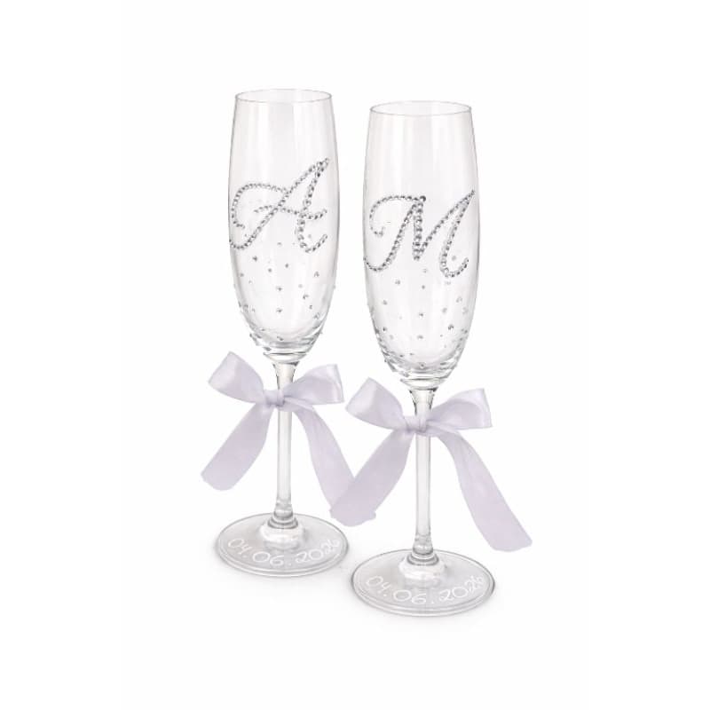 Taças de Champagne Personalizadas para Casamento