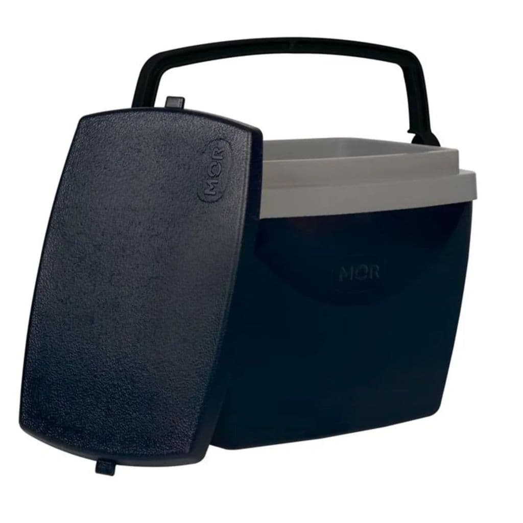 Caixa Térmica 6 Litros Mor Preta Com Alça Cooler Portátil Para Praia Camping Viagem Bebidas Geladas