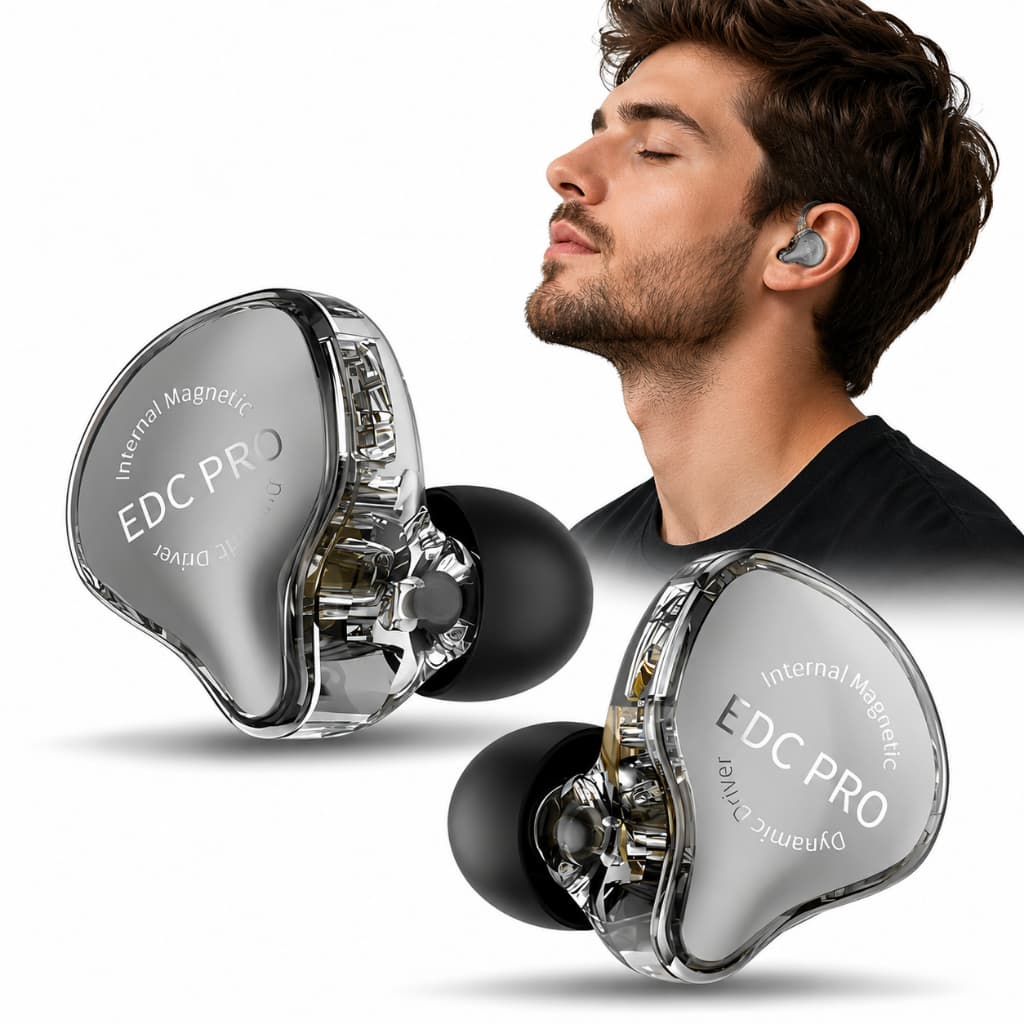 KZ EDC PRO Fone de ouvido in-ear SEM MIC - Original Lacrado - Envio imediato