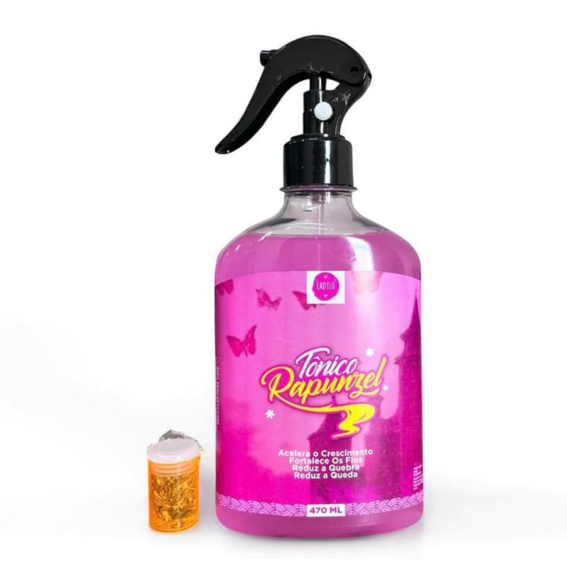Tônico Capilar Rapunzel Crescimento Dos Fios Antiquedas 470ml - Cabelo Forte