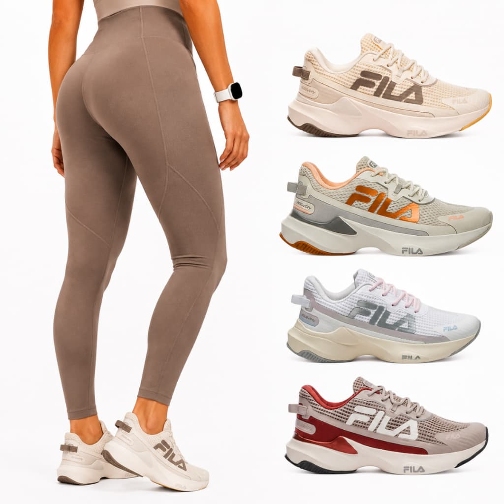 Tênis Feminino Fila Recovery Academia Corrida Original C/NF
