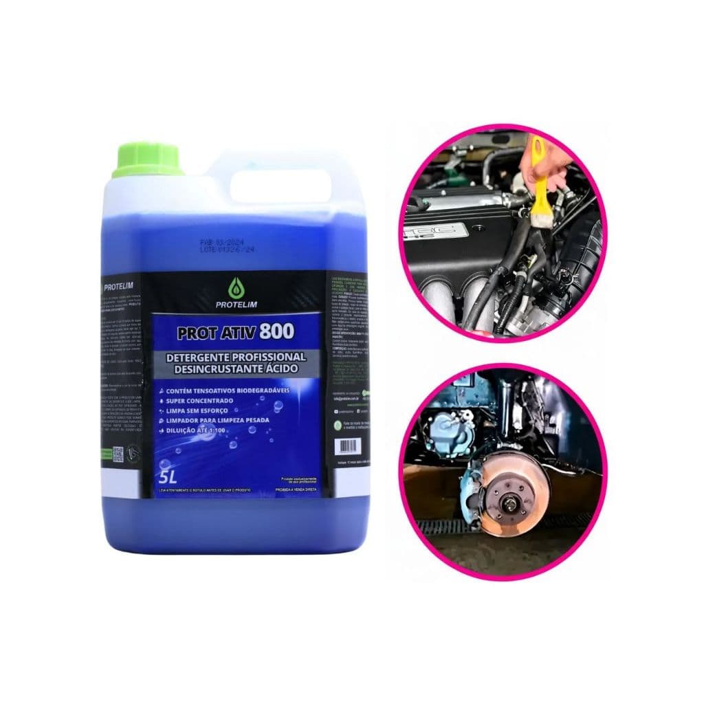 Prot Ativ 800 Protelim Detergente Profissional Acido 5L
