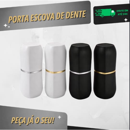 PORTA ESCOVAS DE DENTES E PASTA COM TAMPA CONCEITO - ARTHI