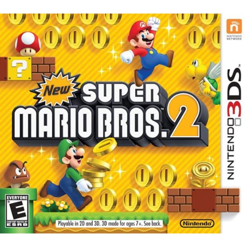 Jogo Nintendo 3DS - New Super Mario Bros. 2 - Original Americano CIB