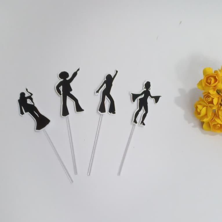 30 Toper para docinhos anos 60, topo para docinhos, festa anos 60, festa personalizada anos 60