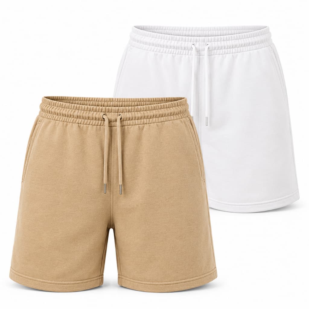 Kit 2 Shorts Masculinos Moletom Premium Fitness Academia Corrida Conforto Qualidade