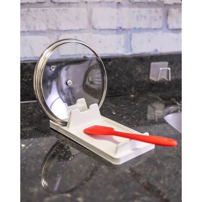 Apoio para Utensílios de Cozinha Descanso para Colheres e Tampas de Panelas