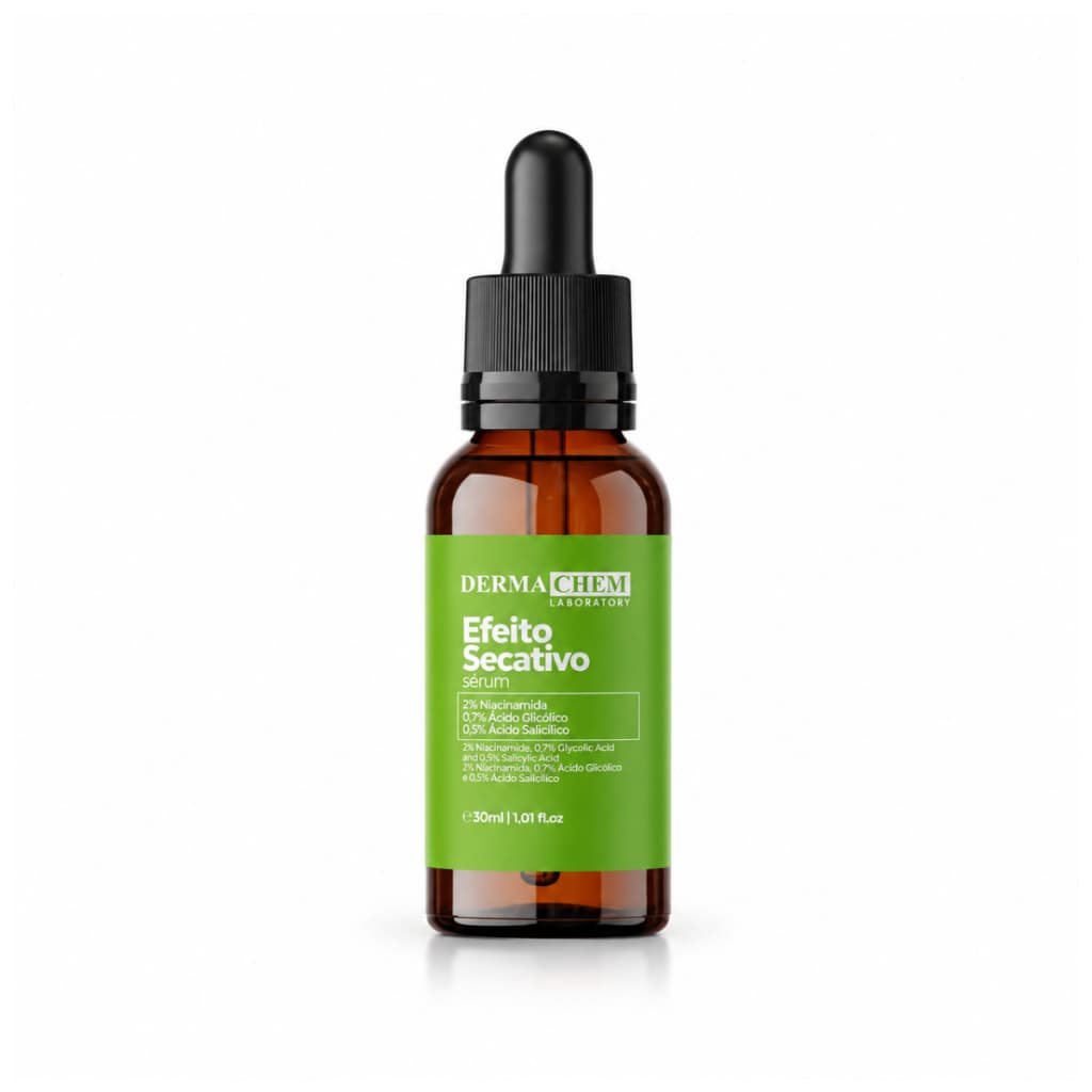 Sérum Facial Efeito Secativo Para Pele Acneica e Oleosa Dermachem 30ml C/ Ácido Salicilico