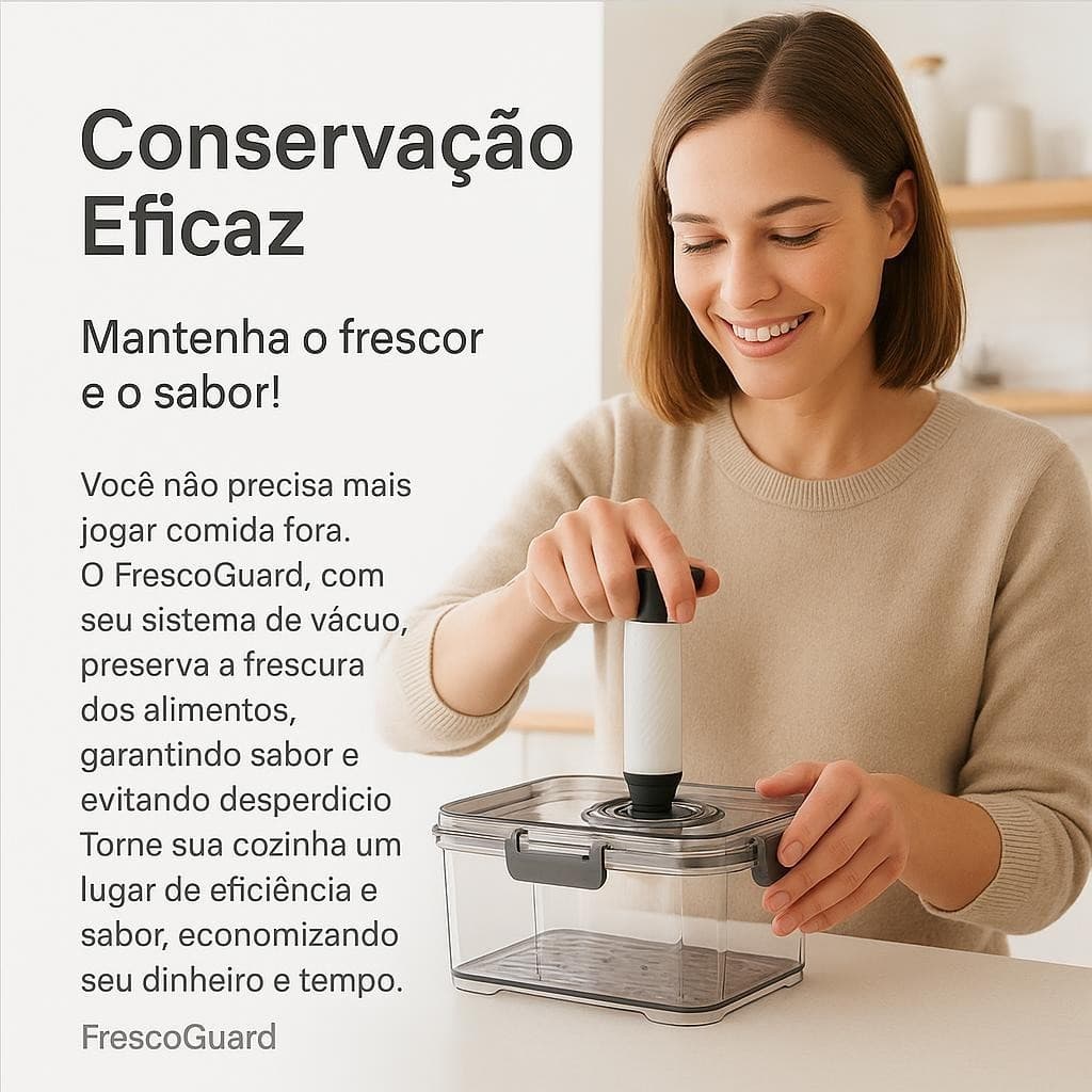 Pote Hermetico Com Bomba Vacio 2 Litros Conservacao Frescor Alimentos Cinza