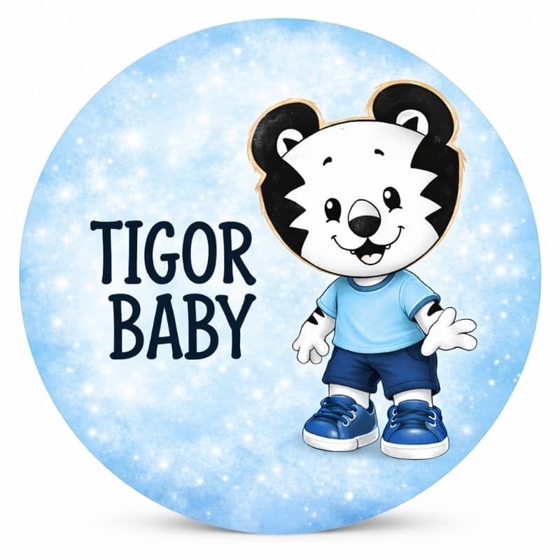capa para painel Tigor baby 50x50cm circular