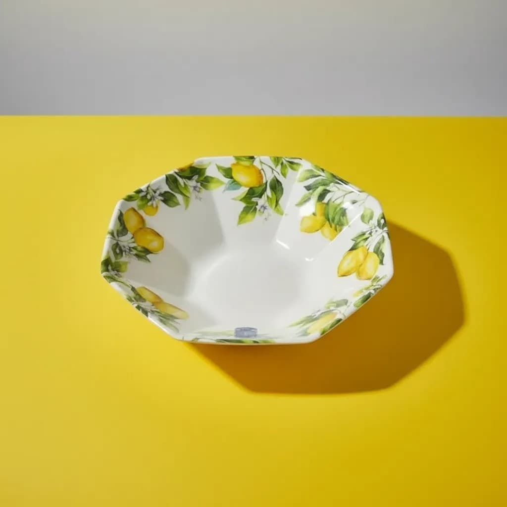 Tigela/Saladeira De Melamina Octogonal Sicília 3,6l 31cm
