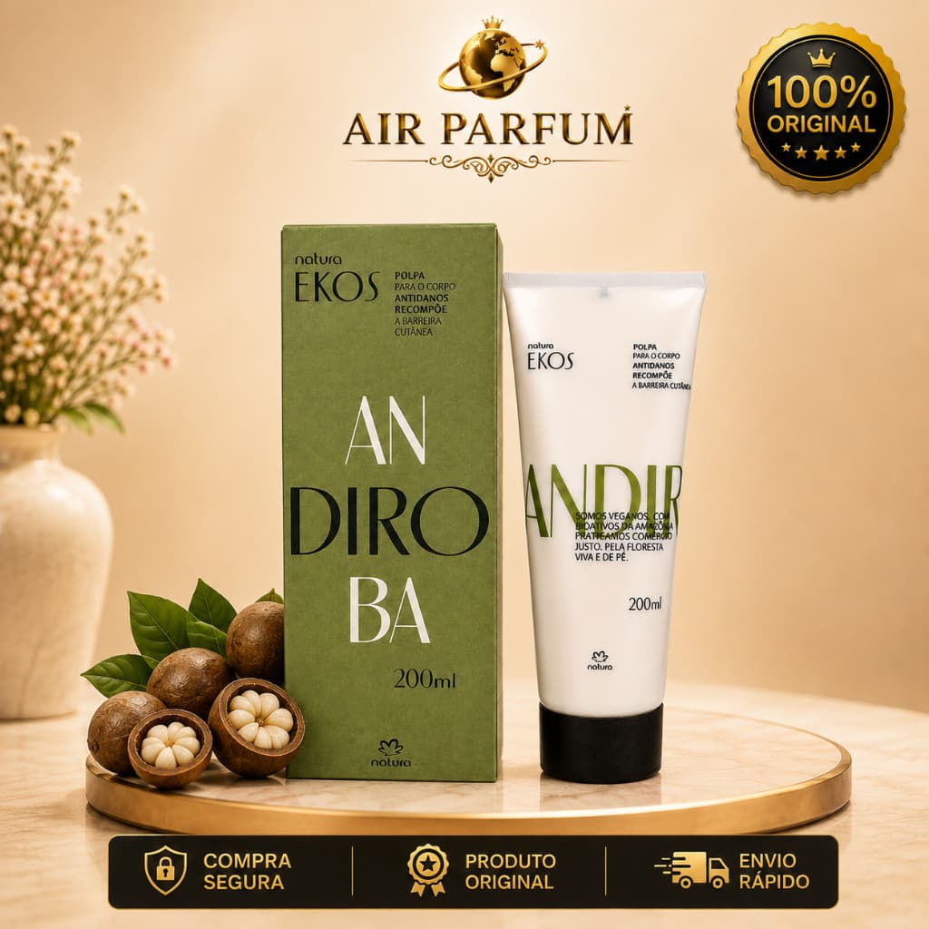 Hidratante Ekos Polpa Andiroba 200ml Corporal Corpo Pele Nutrição Textura Hidratação