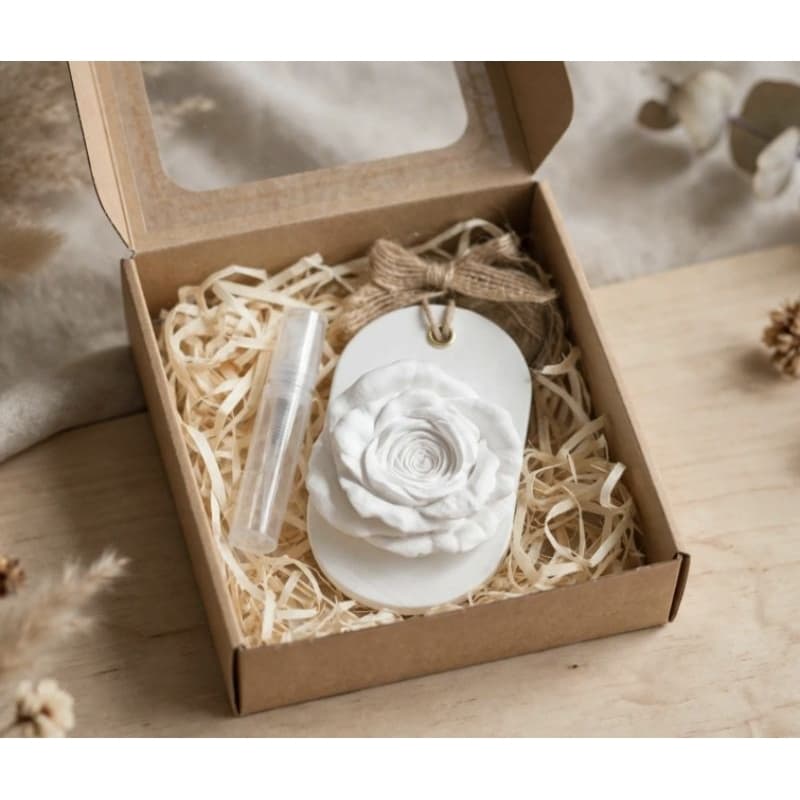 Lembrancinha gesso perfumado aromatizador de ambientes. kit completo. escolha a fragrância.