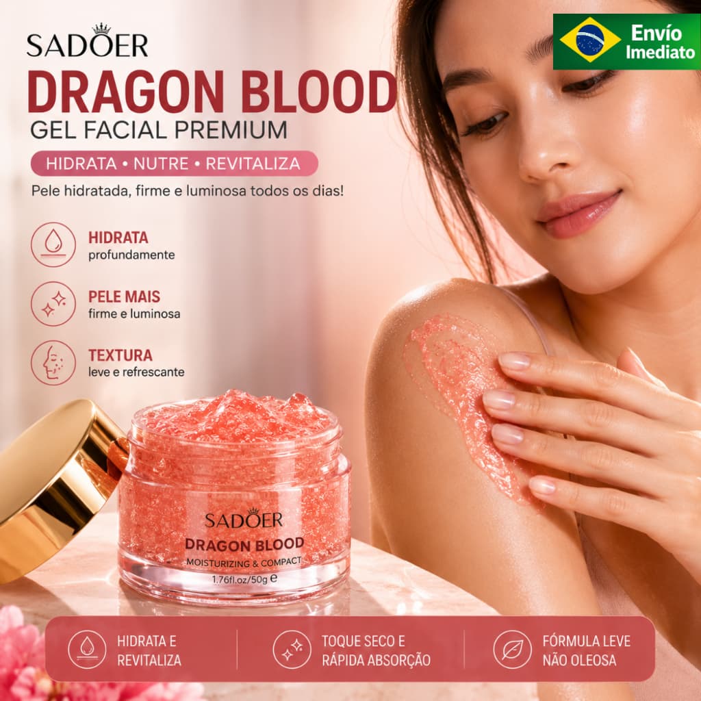 Creme De Sangue Do Dragão Retinol Placenta Royal Hidratante Clareador Natural Antienvelhecimento