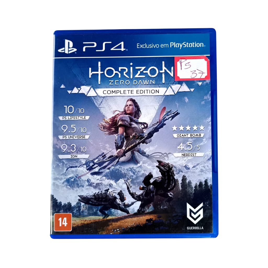 cd de jogo ps4 horizon zero dawn complete edition ps37