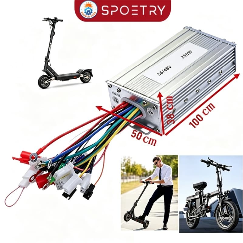 EBike Controlador para Bicicleta Elétrica Sem Escova 350W 36V/48V Para Acessórios De Bicicleta