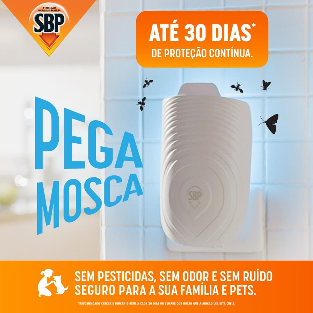SBP Armadilha Luz UV para Insetos Voadores (Moscas e Mosquitos)