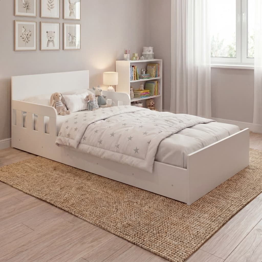 Cama Infantil Lua Sem Colchao Unisex Criança Berço Montessoriana - Varias Cores