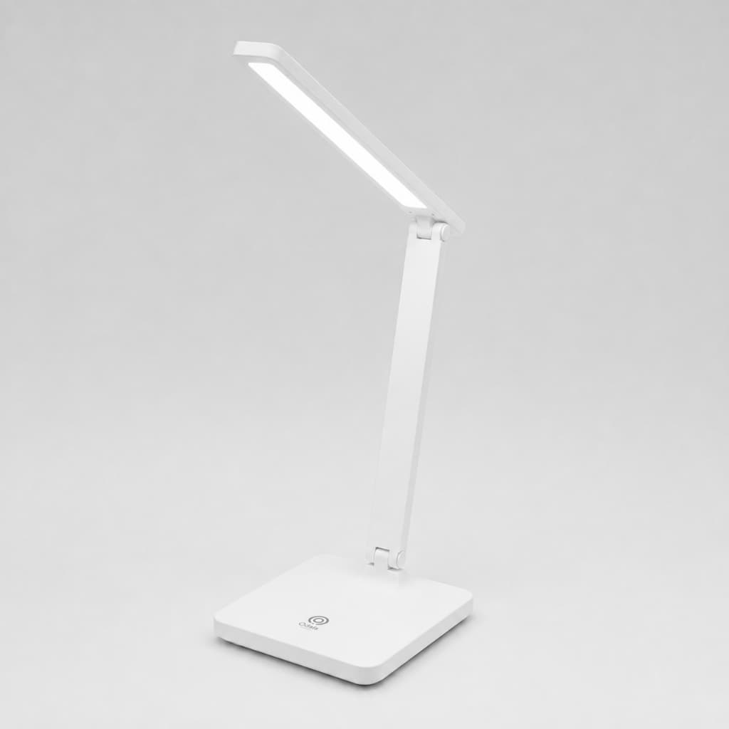 Luminária de Mesa LED Ajustável com Controle Touch e Porta Celular