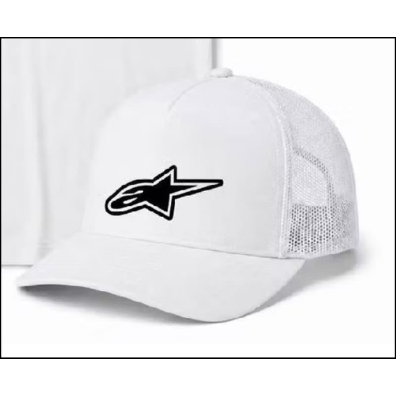 Boné FX Motocross Trucker Aba Curva Estampado