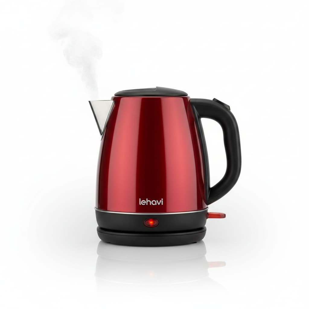 🔥 CHALEIRA ELÉTRICA 1,8L 1000W 127V VERMELHA – DESLIGAMENTO AUTOMÁTICO E DESIGN MODERNO  BENEFÍCIOS
