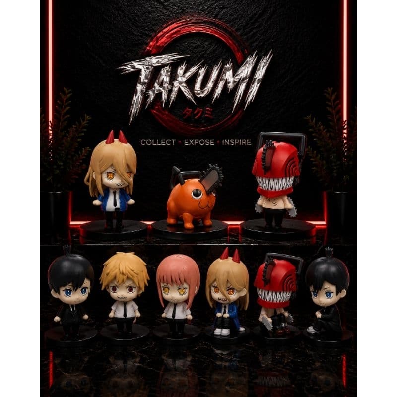 Figura Chainsaw Man 6cm – Denji, Power, Aki e Personagens | Colecionável