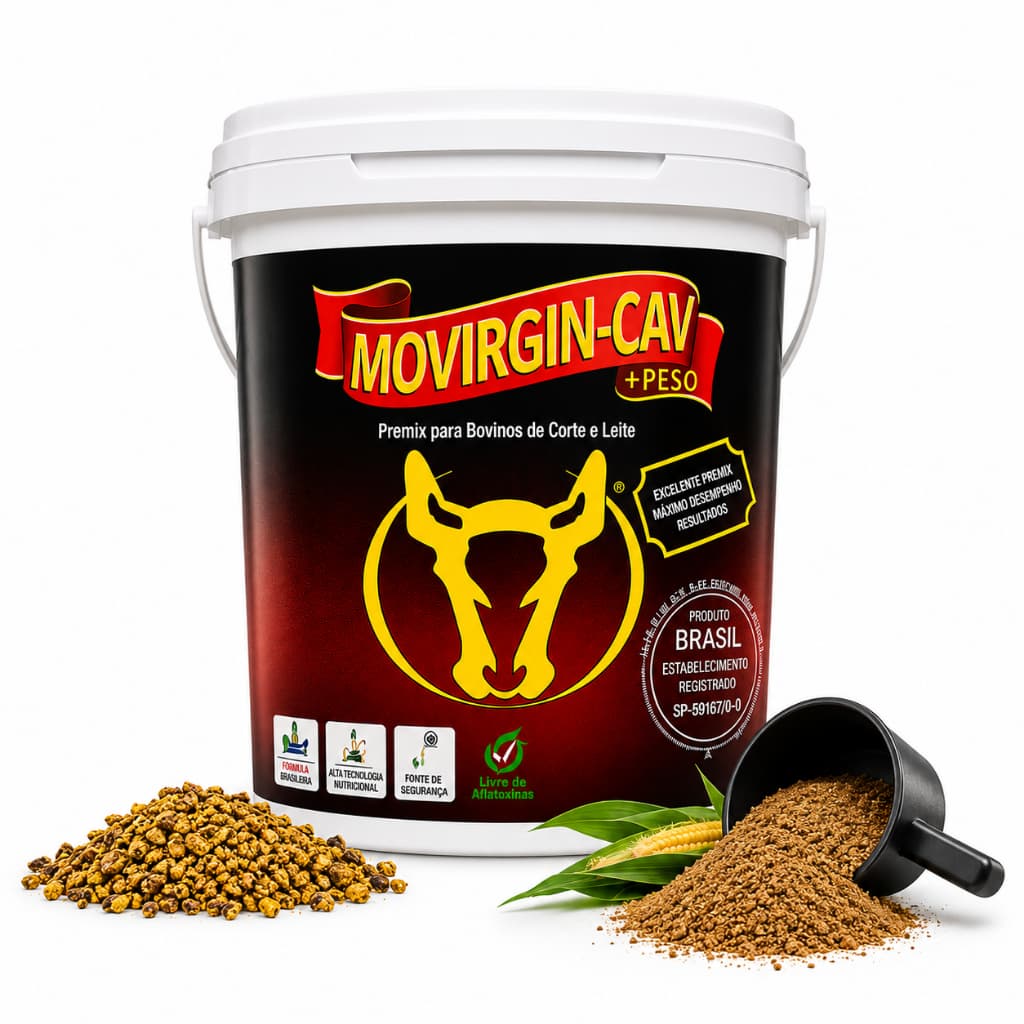 Nutricao Virginemicina Monensina Concentrado Agrocave 5kg