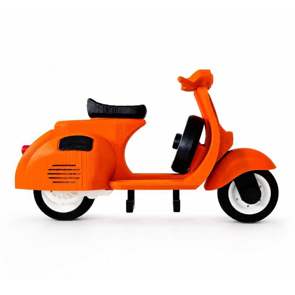 Porta Chaves Decorativo Vespa Scooter Laranja – Organizador de Chaves para Parede