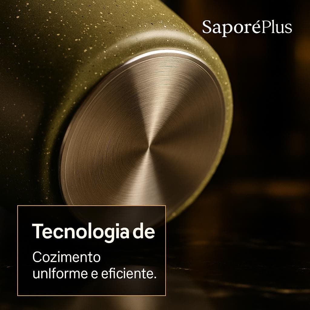 Panela Pressao Inducao Max Chef Capacidade 42 Litros Verde Acinzentado Alta Durabilidade