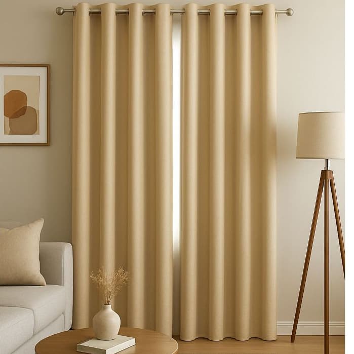 Cortina Lisa Oxford Idealle 2,80X2,20 alt Cortina em Tecido Liso , Basica E Prática para Sala, Quarto Decorativa