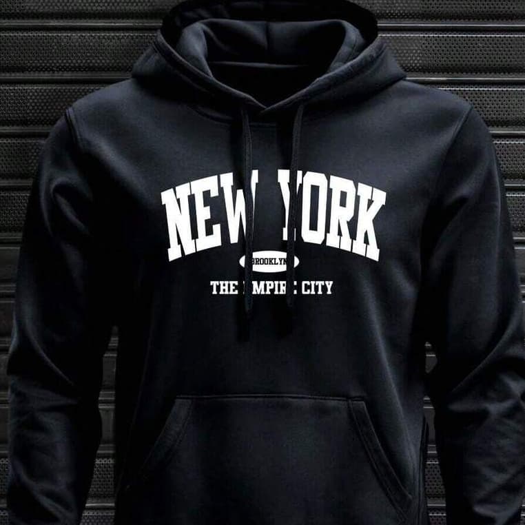 Blusa De Frio New York City Moletom Canguru Masculino Agasalho Quente Casaco Inverno Moletom 100% Algodão Premium