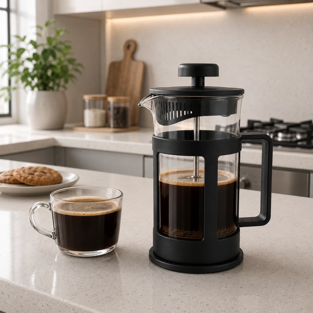 Cafeteira Francesa Prensa Francesa De Vidro Com Filtro