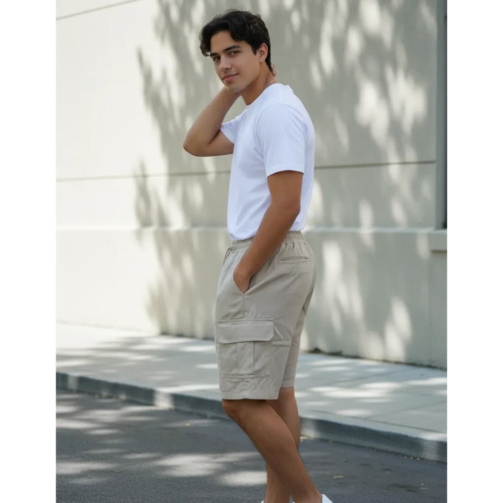 Bermuda Cargo Plus Size Masculino 4 Bolsos. G1 G2 E G3
